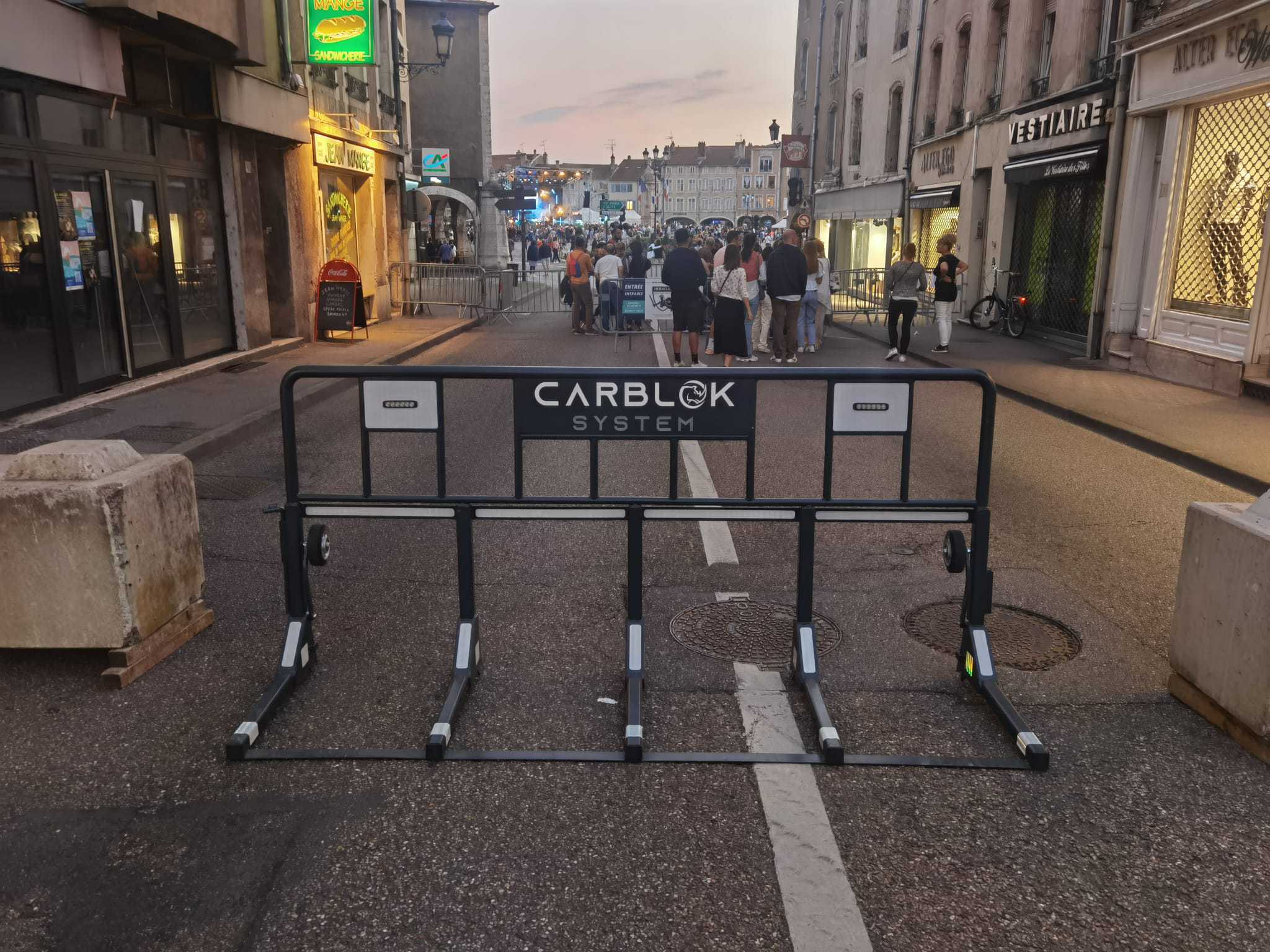 barrière anti voiture bélier - Carblock System